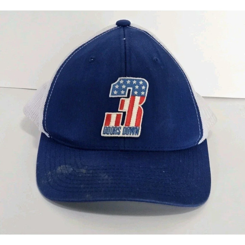 3 Doors Down Trucker Hat Snapback Cap Blue Mesh USA Patch Band Merch